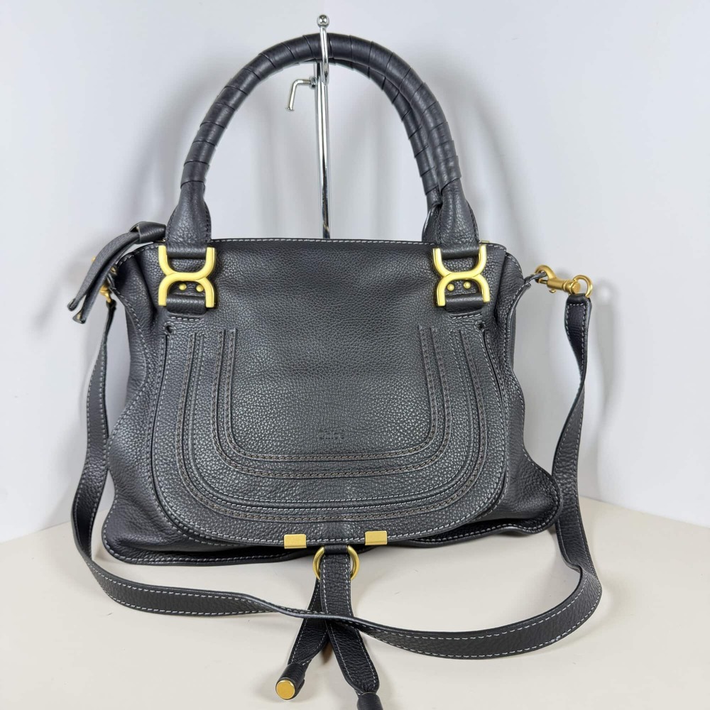 Chloé Medium Marcie Double Carry Satchel Bag